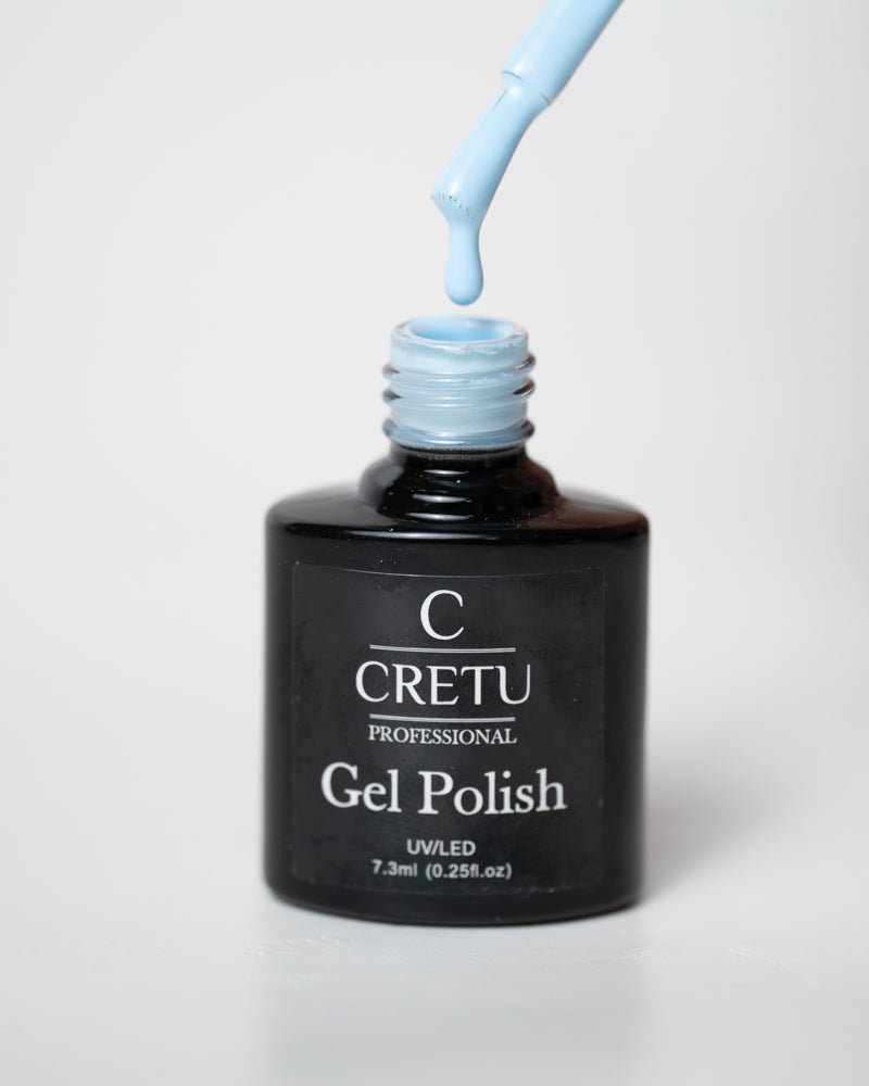 CRETU Professional Gel Polish UV/LED, 7,3 ml (0.25 fl. oz) Blue B#50 image 2