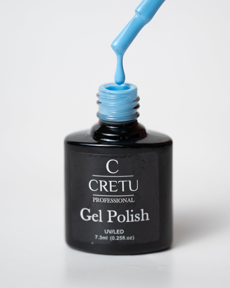 CRETU Professional Gel Polish UV/LED, 7,3 ml (0.25 fl. oz) Blue B#35 image 2