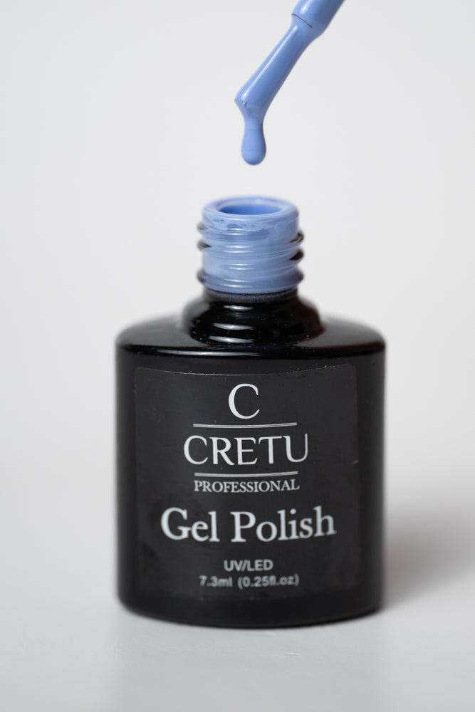 CRETU Professional Gel Polish UV/LED, 7,3 ml (0.25 fl. oz) Blue B#22 image 2