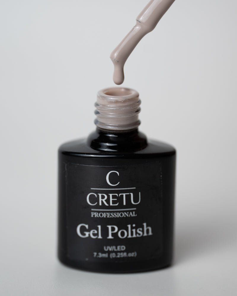 CRETU Professional Gel Polish UV/LED, 7,3 ml (0.25 fl. oz) Moonlight White W#25 image 2