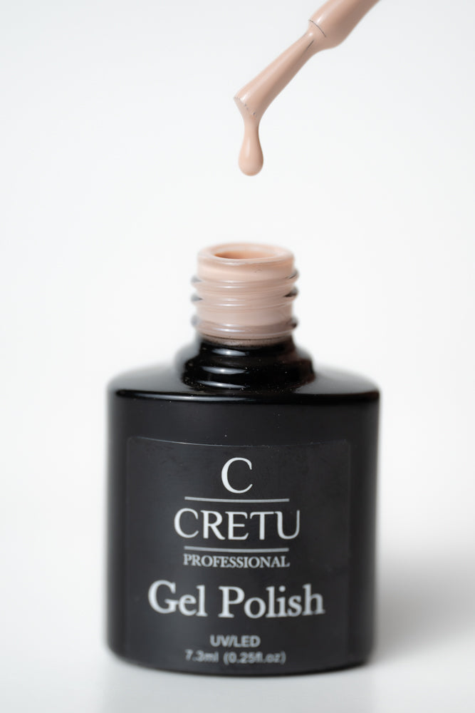 CRETU Professional Gel Polish UV/LED, 7,3 ml (0.25 fl. oz) Nude N#14 image 0
