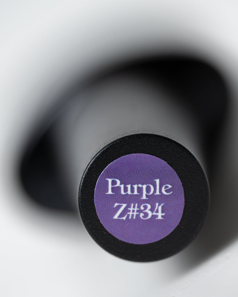 CRETU Professional Gel Polish UV/LED, 7,3 ml (0.25 fl. oz) Purple Z#34 image 1