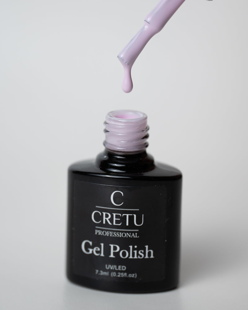 CRETU Professional Gel Polish UV/LED, 7,3 ml (0.25 fl. oz) Moonlight White W#20 image 2