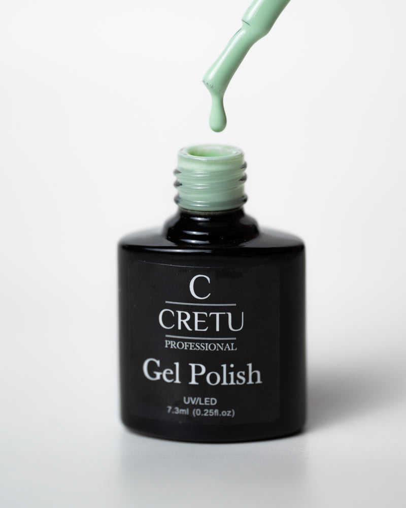 CRETU Professional Gel Polish UV/LED, 7,3 ml (0.25 fl. oz) Green G#01 image 0