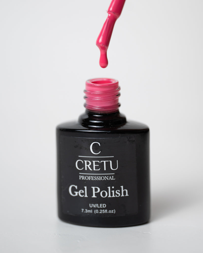 CRETU Professional Gel Polish UV/LED, 7,3 ml (0.25 fl. oz) Pink P#06 image 0