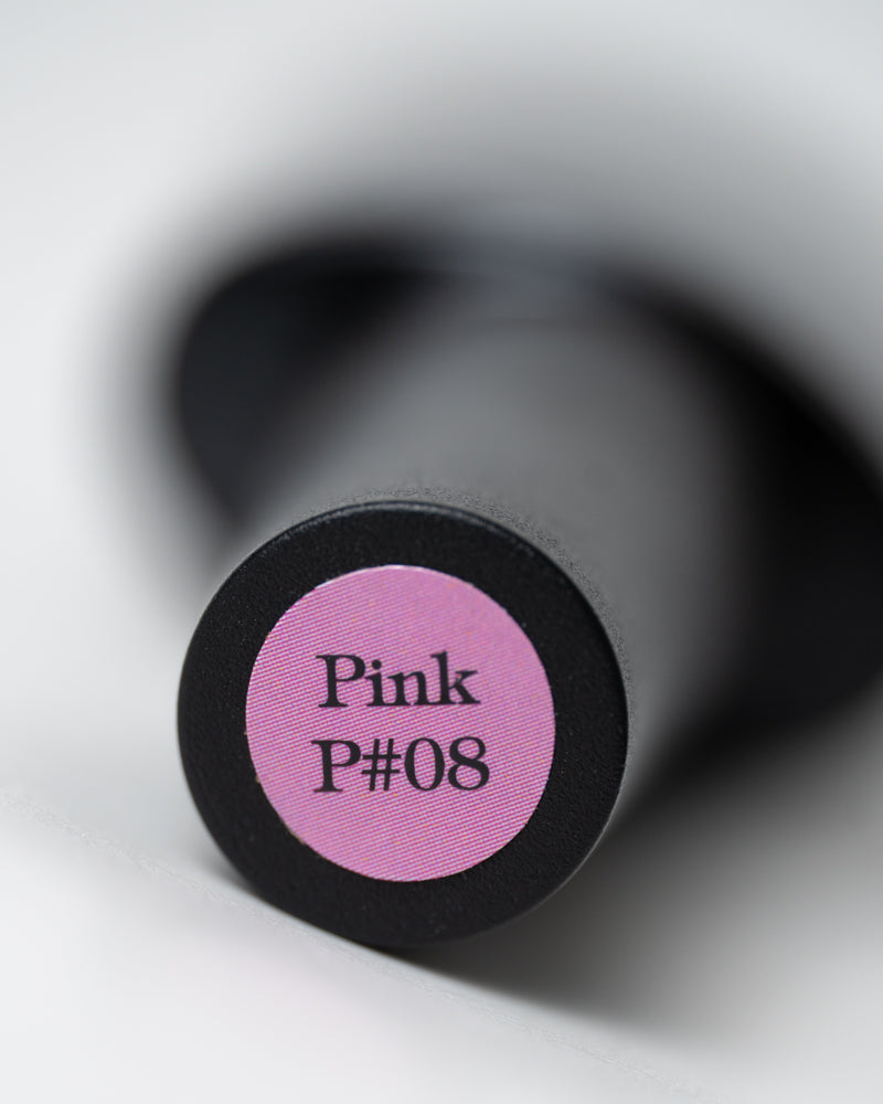 CRETU Professional Gel Polish UV/LED, 7,3 ml (0.25 fl. oz) Pink P#08 image 1