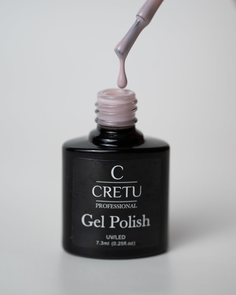 CRETU Professional Gel Polish UV/LED, 7,3 ml (0.25 fl. oz) Moonlight White W#29 image 2