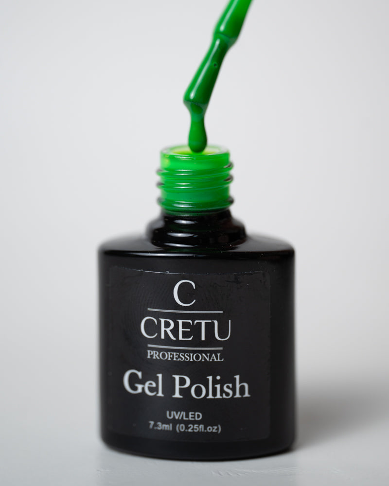 CRETU Professional Gel Polish UV/LED, 7,3 ml (0.25 fl. oz) Neon YG#01 image 0