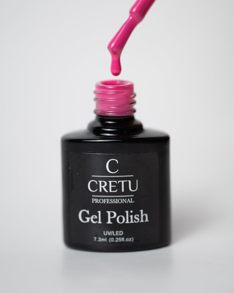 CRETU Professional Gel Polish UV/LED, 7,3 ml (0.25 fl. oz) Pink P#07 image 0