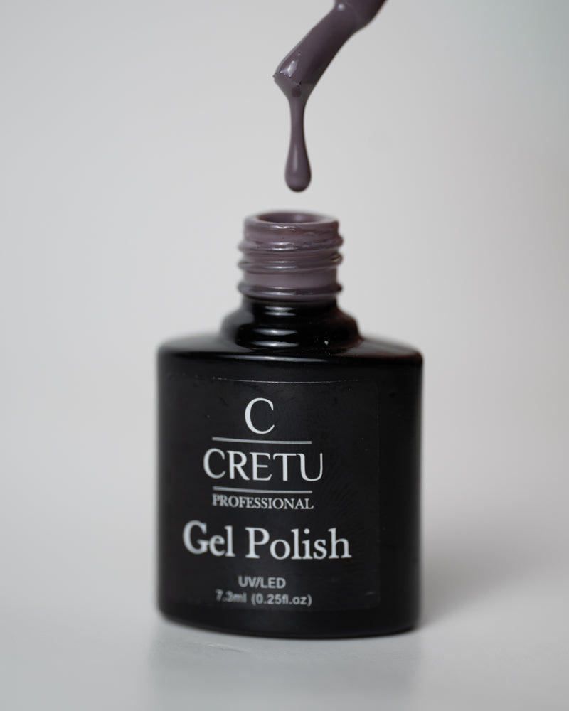 CRETU Professional Gel Polish UV/LED, 7,3 ml (0.25 fl. oz) Gray H#35 image 2