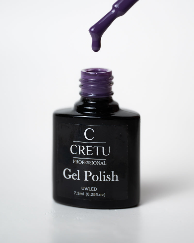 CRETU Professional Gel Polish UV/LED, 7,3 ml (0.25 fl. oz) Purple Z#50 image 0