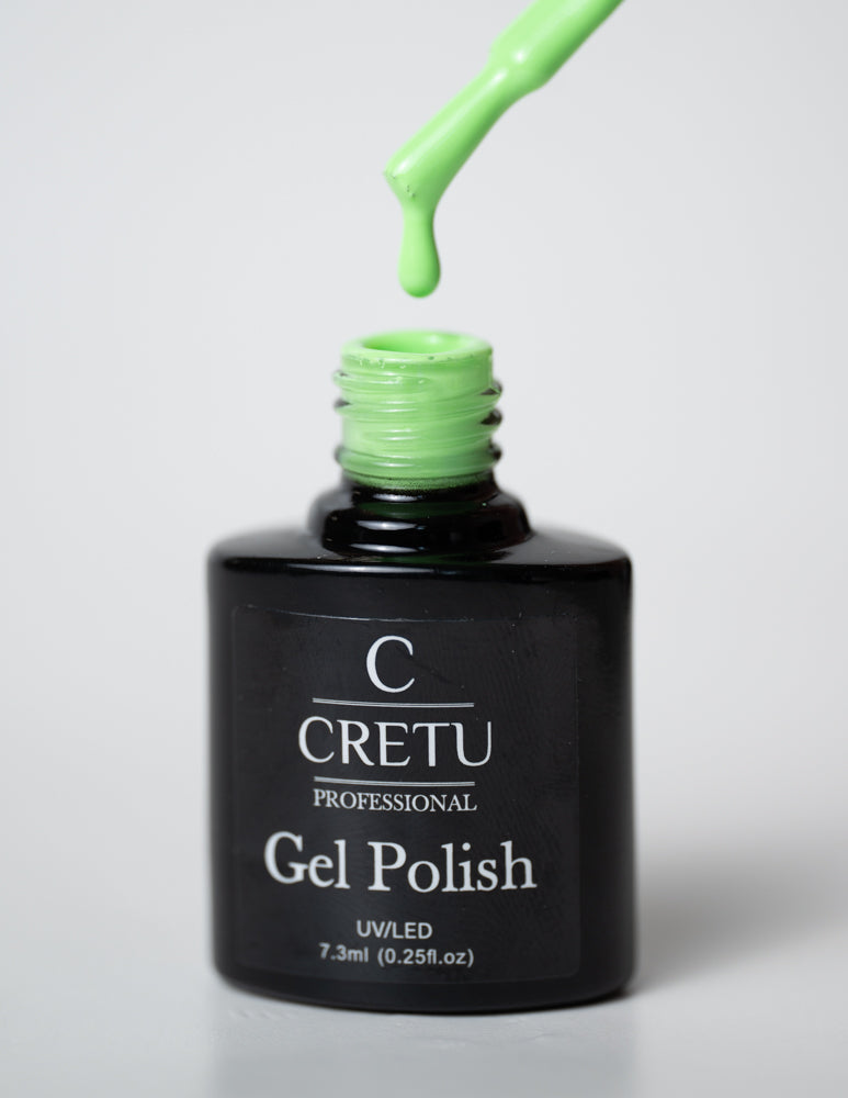 CRETU Professional Gel Polish UV/LED, 7,3 ml (0.25 fl. oz) Neon YG#07 image 0